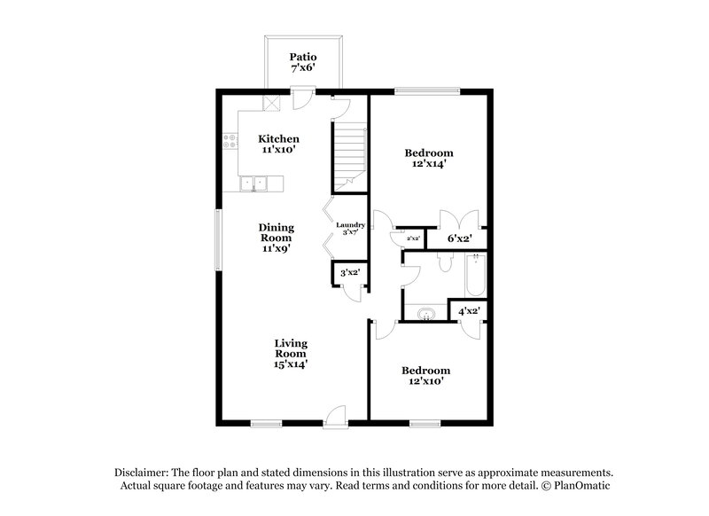 1,595/Mo, 609 Carlton Pointe Drive Palmetto, GA 30268 Floor Plan View