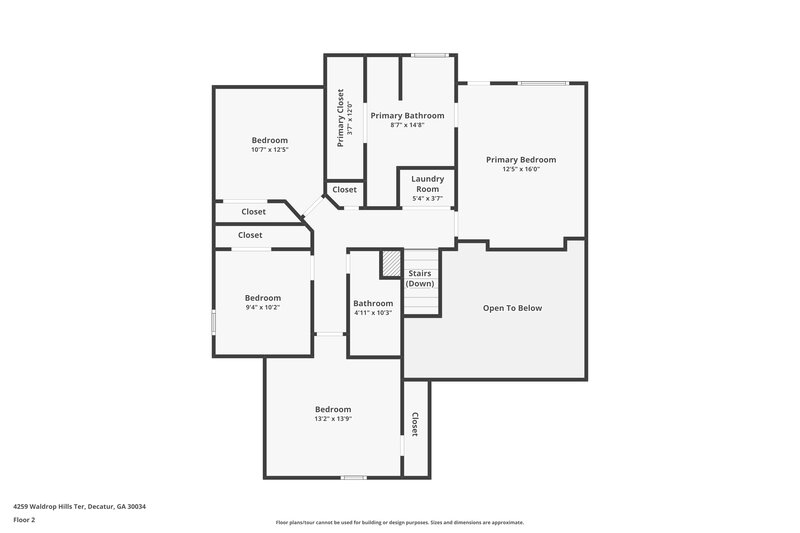 2,690/Mo, 4259 Waldrop Hills Terrace Decatur, GA 30034 Floor Plan View 2