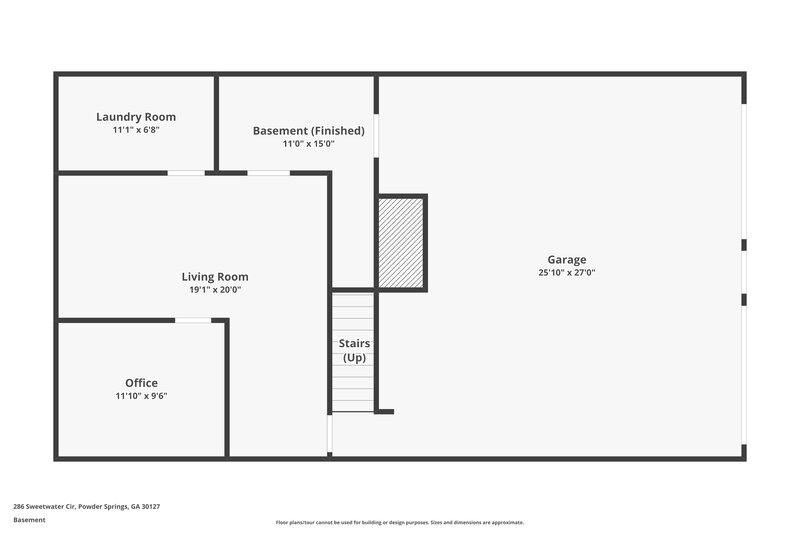 1,855/Mo, 286 Sweetwater Circle Powder Springs, GA 30127 Floor Plan View