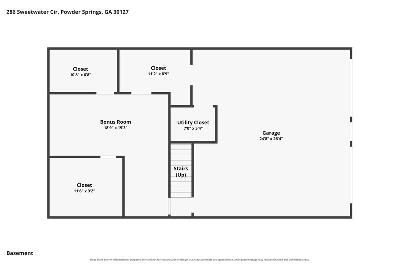 0/Mo, 286 Sweetwater Circle Powder Springs, GA 30127 Floor Plan View 2
