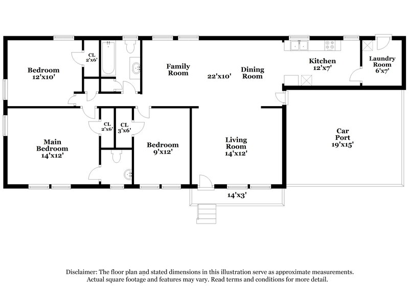 1,655/Mo, 5734 Amalfi Way Douglasville, GA 30135 Floorplan View