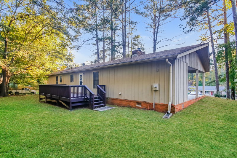 1,785/Mo, 2377 Buckley Court Austell, GA 30106 Rear View