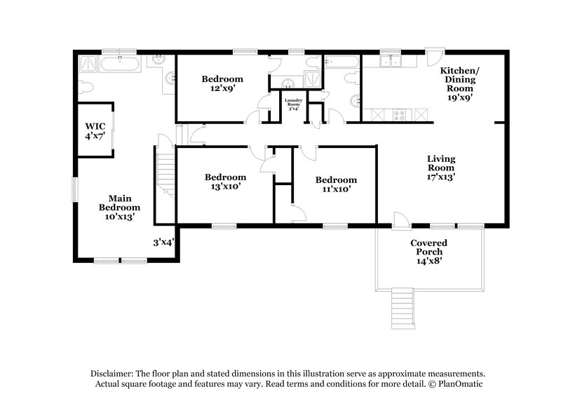 1,585/Mo, 3996 King Drive Douglasville, GA 30135 Floorplan View