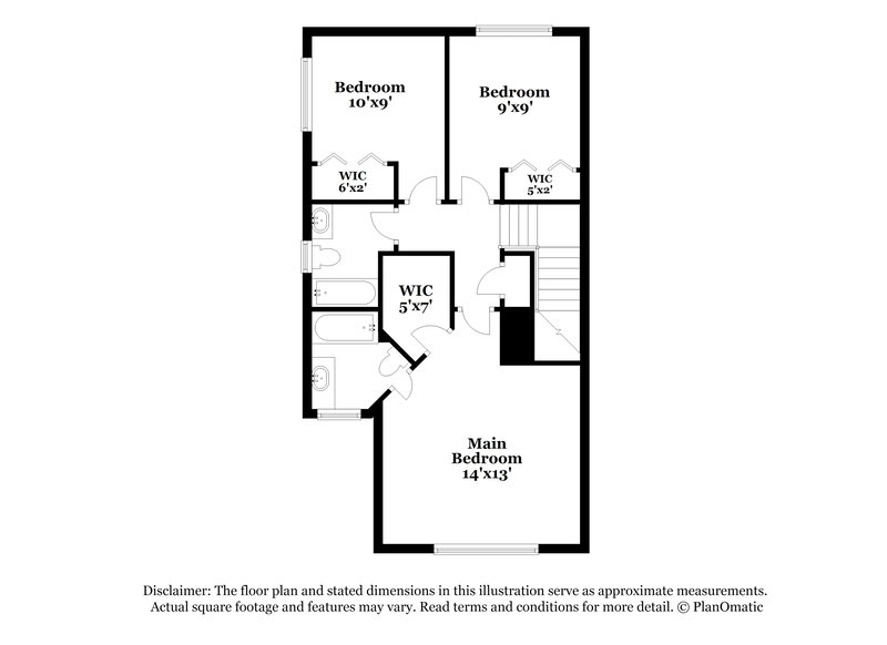 1,680/Mo, 2499 Brianna Drive Hampton, GA 30228 Floorplan View 2