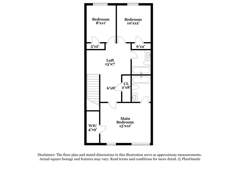 1,655/Mo, 4059 Browne Court Conley, GA 30288 Floor Plan View 2