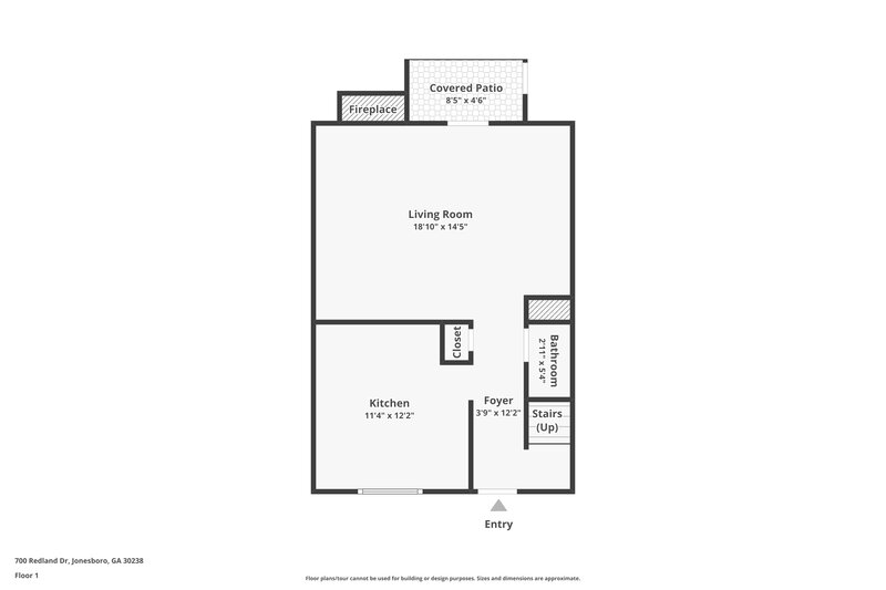 1,290/Mo, 700 Redland Dr Jonesboro, GA 30238 Floor Plan View