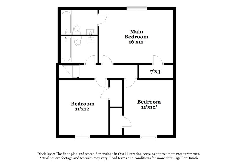 1,900/Mo, 1782 Red Rose Lane Loganville, GA 30052 Floor Plan View 3