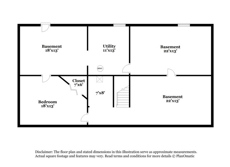 1,850/Mo, 2810 Broxton Mill Court Snellville, GA 30039 Floor Plan View 2