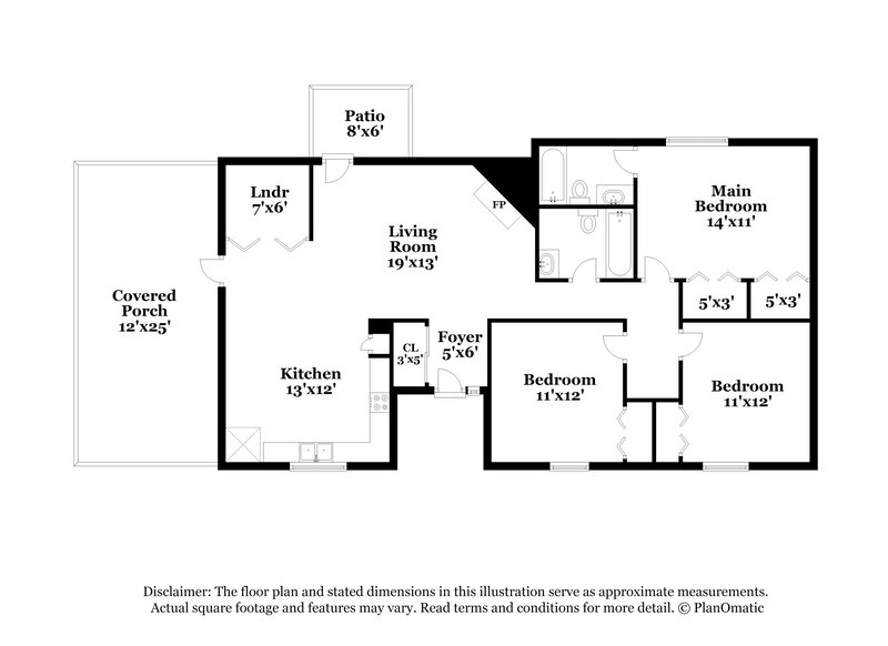 1,600/Mo, 3835 Scarsborough Drive Lawrenceville, GA 30044 Floor Plan View