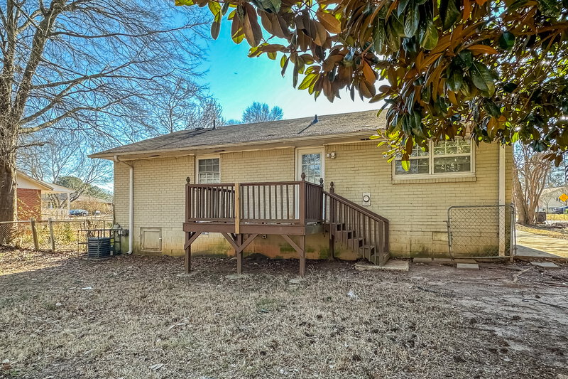 1,500/Mo, 8872 Channing Drive Jonesboro, GA 30238 Rear View