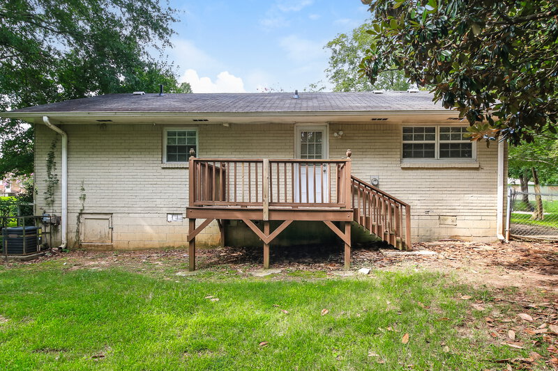 1,570/Mo, 8872 Channing Drive Jonesboro, GA 30238 Rear View