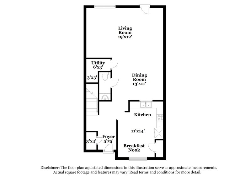 1,705/Mo, 1902 Grove Way Hampton, GA 30228 Floorplan View