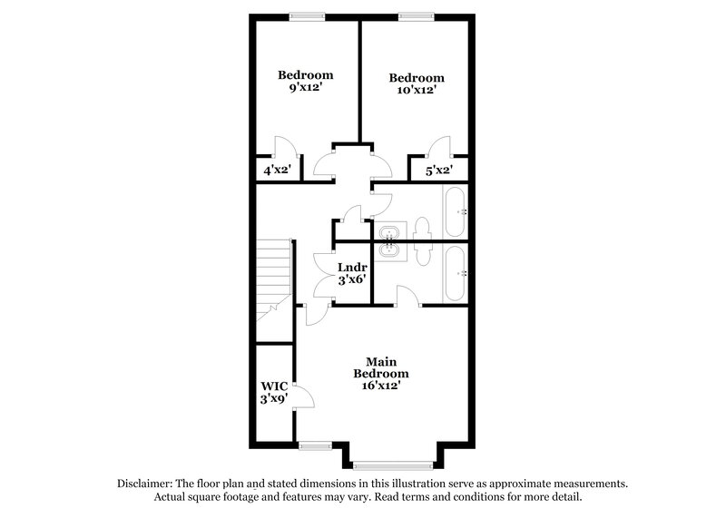 1,705/Mo, 1902 Grove Way Hampton, GA 30228 Floorplan View 2