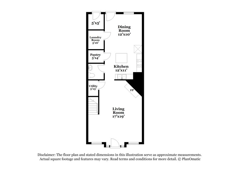 1,455/Mo, 2846 VINING RIDGE TER Decatur, GA 30034 Floor Plan View