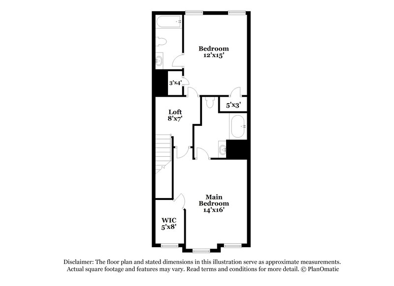 1,455/Mo, 2846 VINING RIDGE TER Decatur, GA 30034 Floor Plan View 2