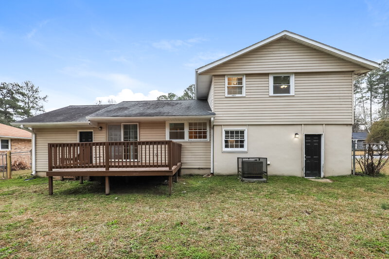 1,680/Mo, 2580 Foxlair Trail Atlanta, GA 30349 Rear View