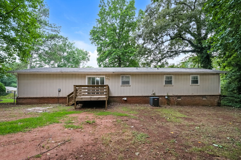1,700/Mo, 2959 Tiller Trail Stone Mountain, GA 30087 Rear View