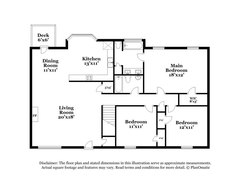 1,699/Mo, 114 Shannon Chase Court Fairburn, GA 30213 Floor Plan View