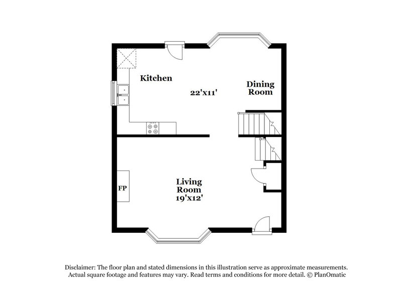 1,670/Mo, 7439 Cardinal Way Riverdale, GA 30274 Floor Plan View