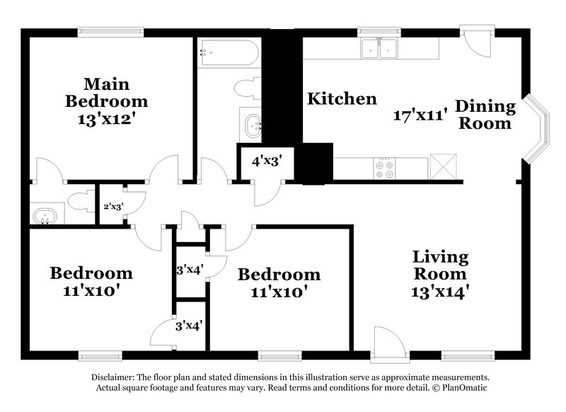 1,665/Mo, 900 Orris Lane Mableton, GA 30126 Floor Plan View