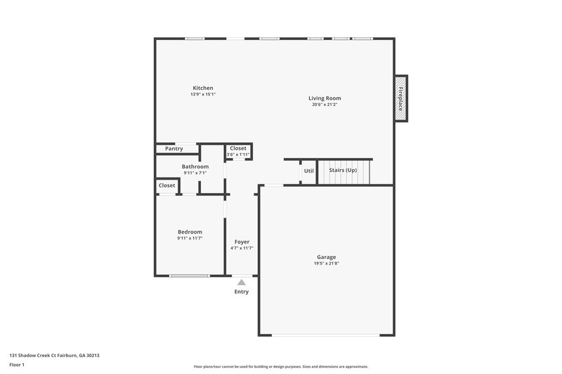 3,290/Mo, 131 Shadow Creek Court Fairburn, GA 30213 Floor Plan View
