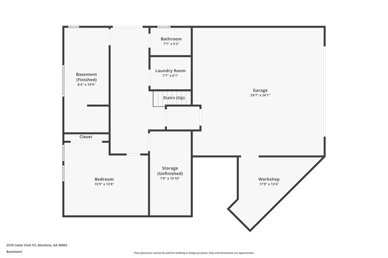 2,480/Mo, 2570 Cedar Fork Trail Marietta, GA 30062 Floor Plan View