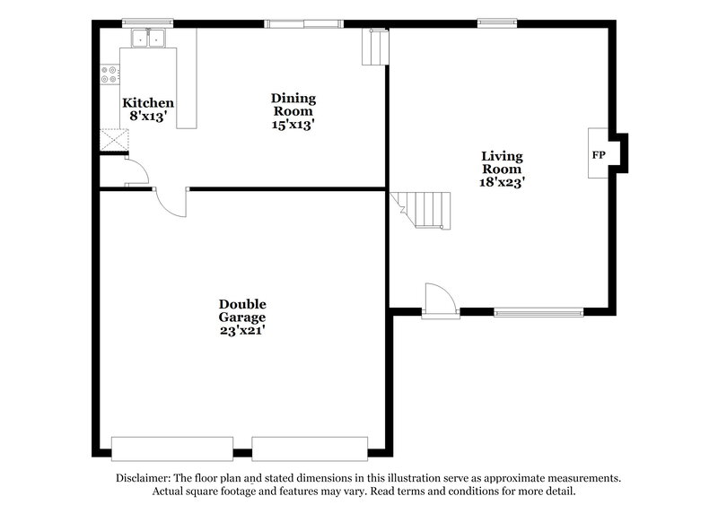 1,620/Mo, 6916 Cumberland Circle Riverdale, GA 30296 Floor Plan View
