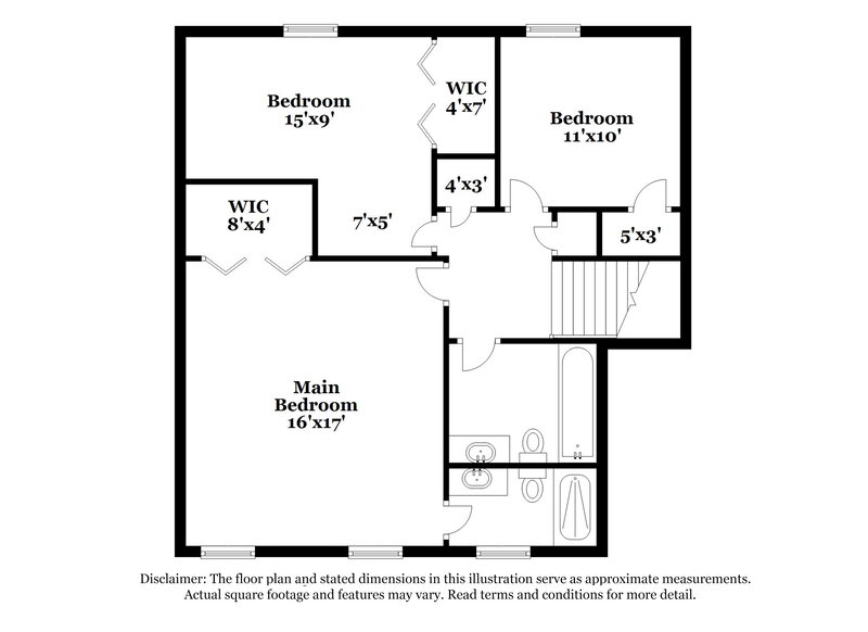 1,620/Mo, 6916 Cumberland Circle Riverdale, GA 30296 Floor Plan View 2