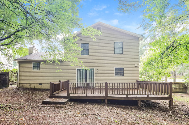 1,620/Mo, 6916 Cumberland Circle Riverdale, GA 30296 Rear View
