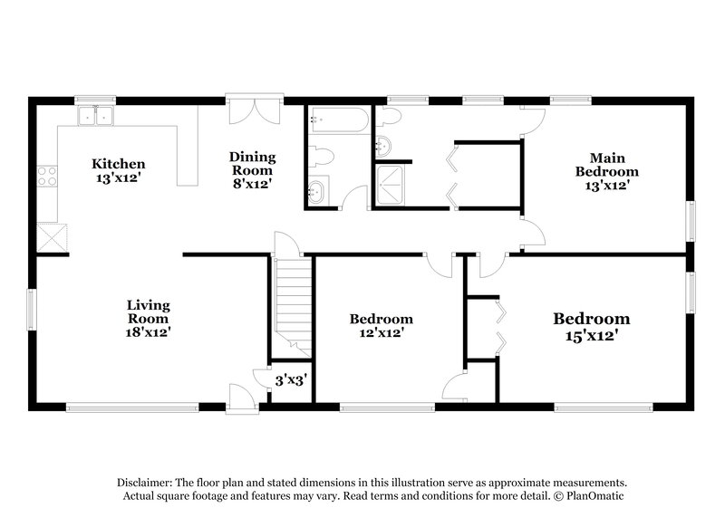 2,360/Mo, 2002 Silver Creek Dr Austell, GA 30168 Floor Plan View