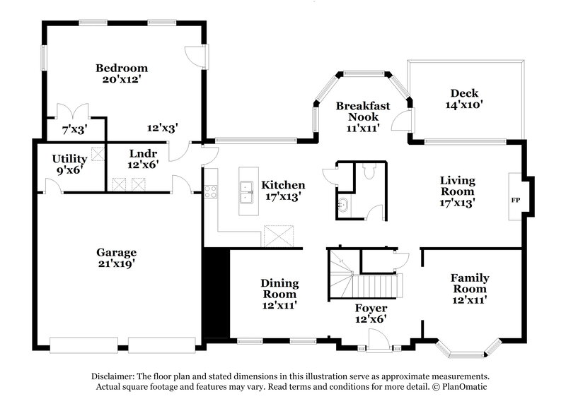 0/Mo, 725 Meadowsong Circle Lawrenceville, GA 30043 Floor Plan View