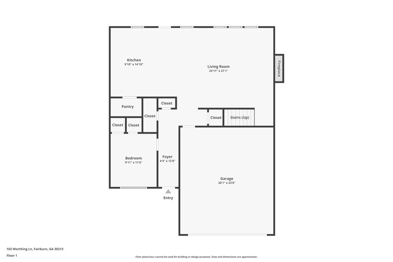 3,510/Mo, 102 Worthing Lane Fairburn, GA 30213 Floor Plan View