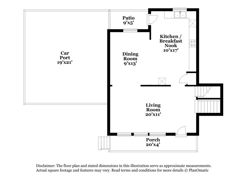 2,045/Mo, 2500 Pine Branch Way Decatur, GA 30034 Floorplan View