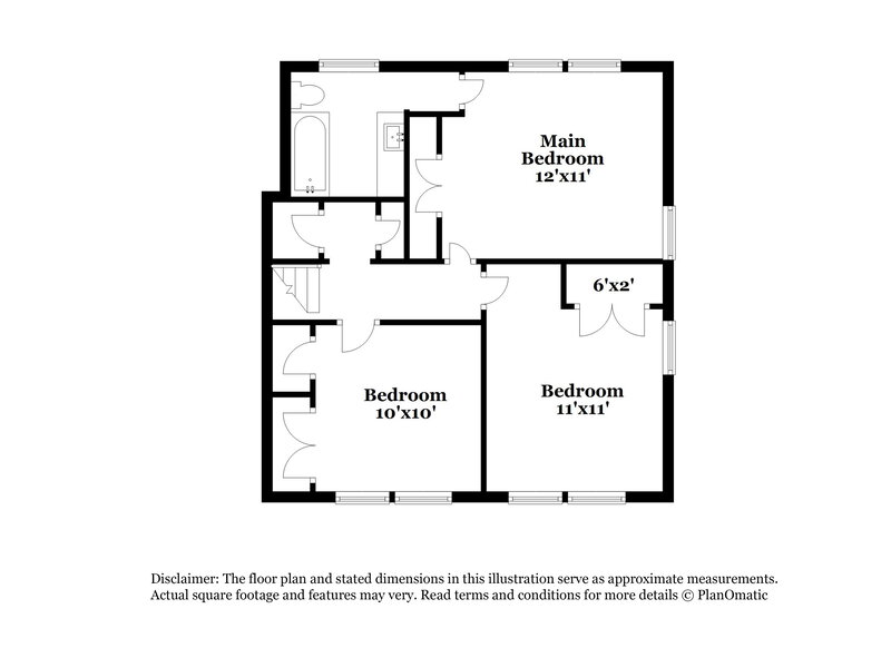 2,045/Mo, 2500 Pine Branch Way Decatur, GA 30034 Floorplan View 2