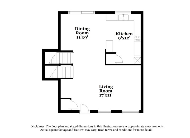 1,785/Mo, 3276 Deshong Drive Stone Mountain, GA 30087 Floor Plan View