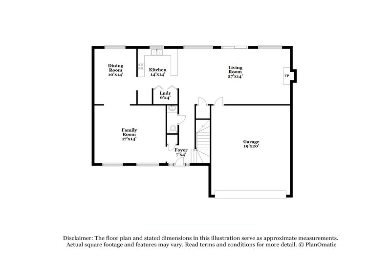 1,950/Mo, 2442 Rosedale Creek Dr Snellville, GA 30078 Floorplan View