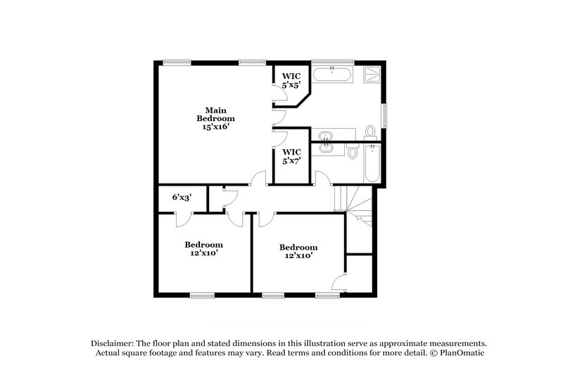 1,950/Mo, 2442 Rosedale Creek Dr Snellville, GA 30078 Floorplan View 2