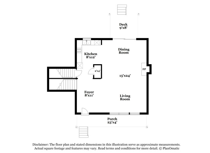 1,735/Mo, 2355 Park Avenue Lithia Springs, GA 30122 Floorplan View 2