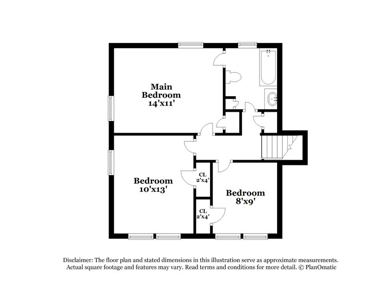 1,735/Mo, 2355 Park Avenue Lithia Springs, GA 30122 Floorplan View 3