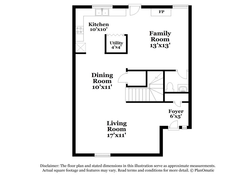 1,685/Mo, 8194 Canyon Forge Drive Riverdale, GA 30274 Floorplan View
