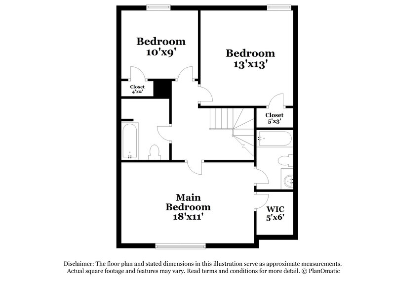 1,685/Mo, 8194 Canyon Forge Drive Riverdale, GA 30274 Floorplan View 2