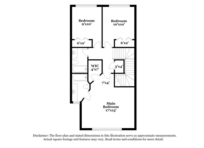 1,695/Mo, 2367 Brianna Drive Hampton, GA 30228 Floorplan View
