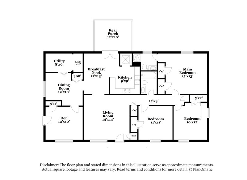 1,740/Mo, 53 Gum Springs Road Dallas, GA 30132 Floor Plan View