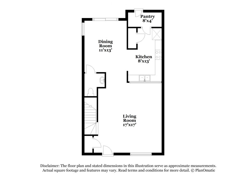 1,600/Mo, 1730 Broad River Rd College Park, GA 30349 Floor Plan View