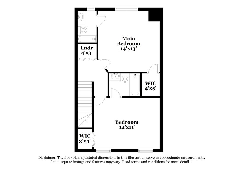 1,470/Mo, 5704 Wells Cir Stone Mountain, GA 30087 Floor Plan View