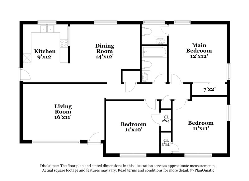 0/Mo, 1647 Lamont Ave Conley, GA 30288 Floor Plan View