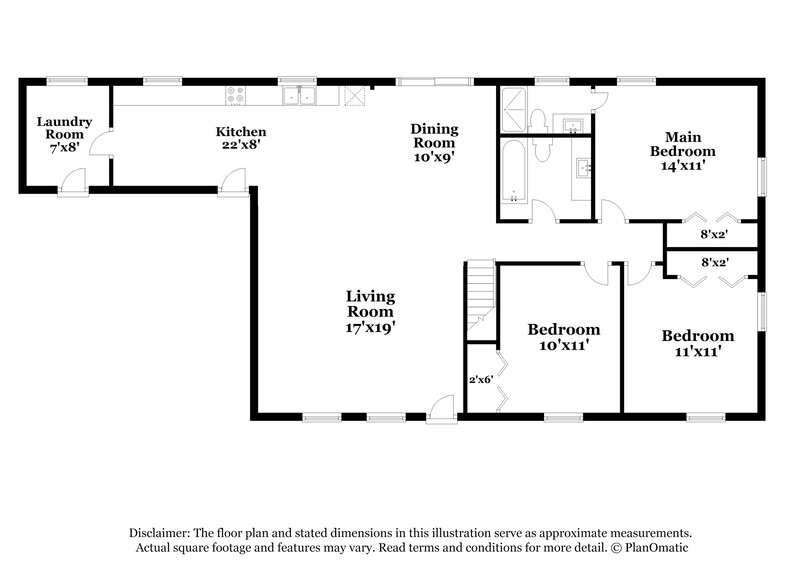 1,595/Mo, 3983 N SHELBY Lane Douglasville, GA 30135 Floor Plan View 2