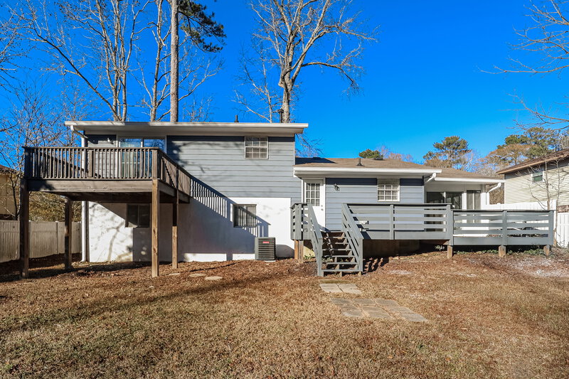 1,745/Mo, 7323 Mockingbird Trl Riverdale, GA 30274 Rear View