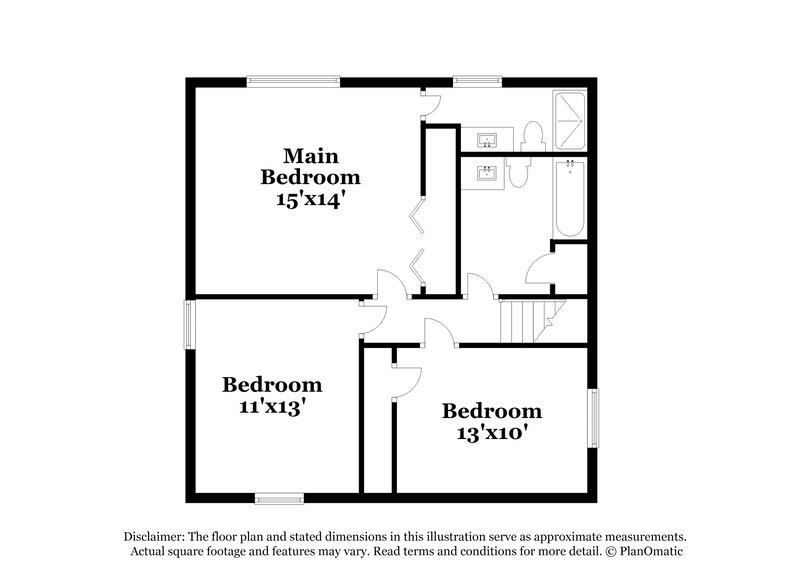 1,710/Mo, 6682 Cameron Rd Morrow, GA 30260 Floor Plan View 2
