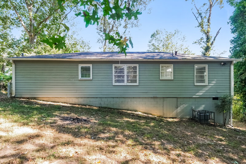 1,495/Mo, 6103 Blackhawk Trl SE Mableton, GA 30126 Rear View